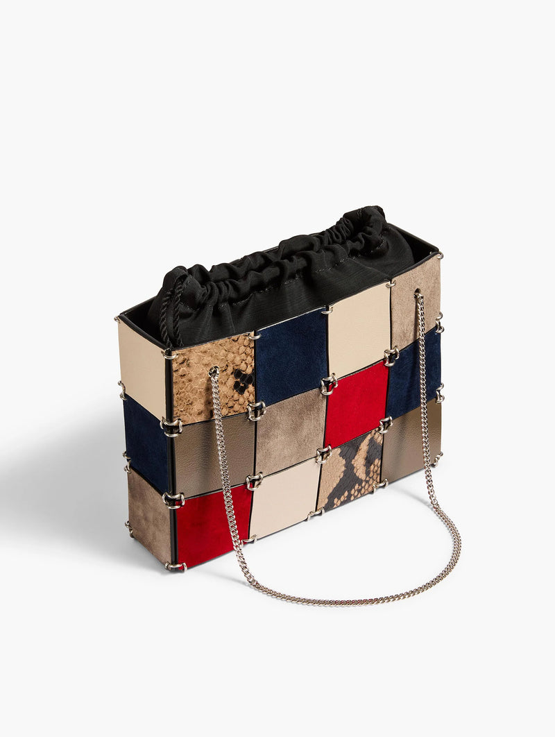 Emma Tote Mini in Bordeaux Multi