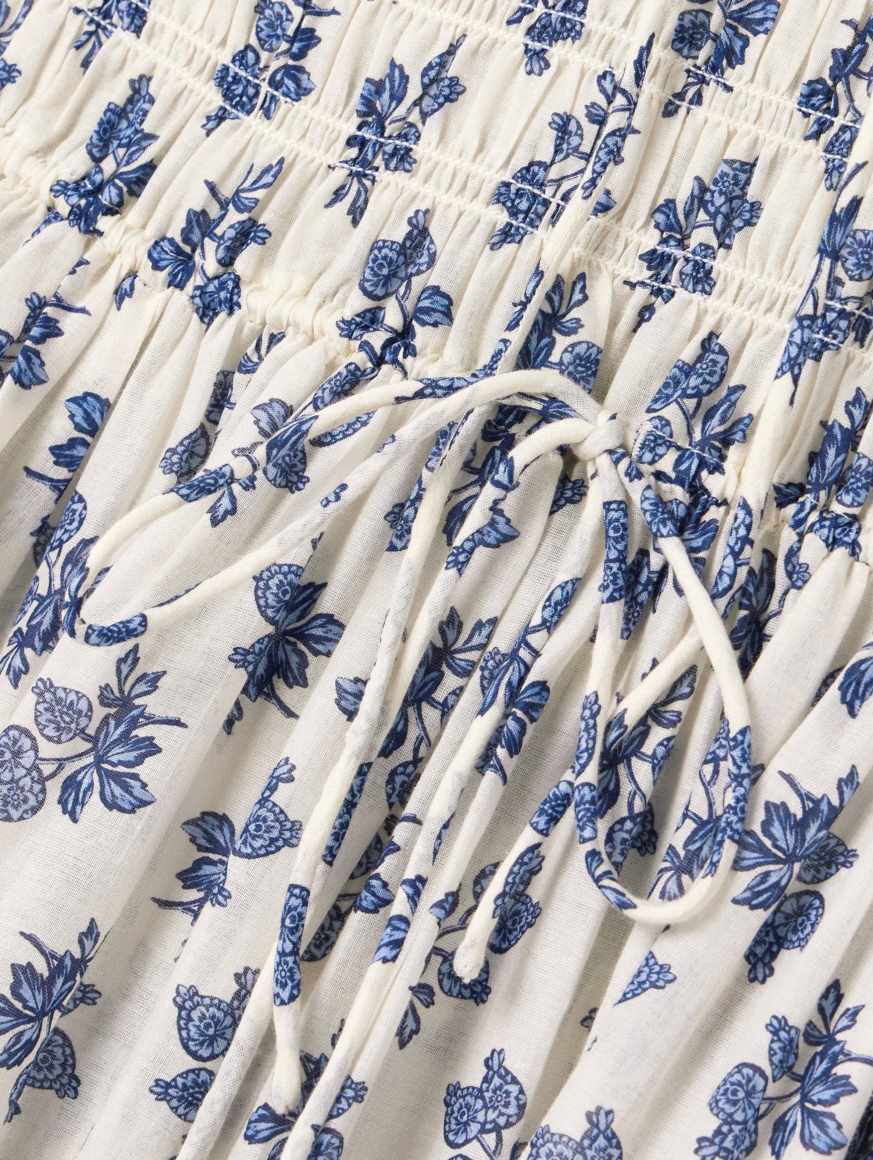 Emmaretta Dress in Creme Pomegranate Bloom