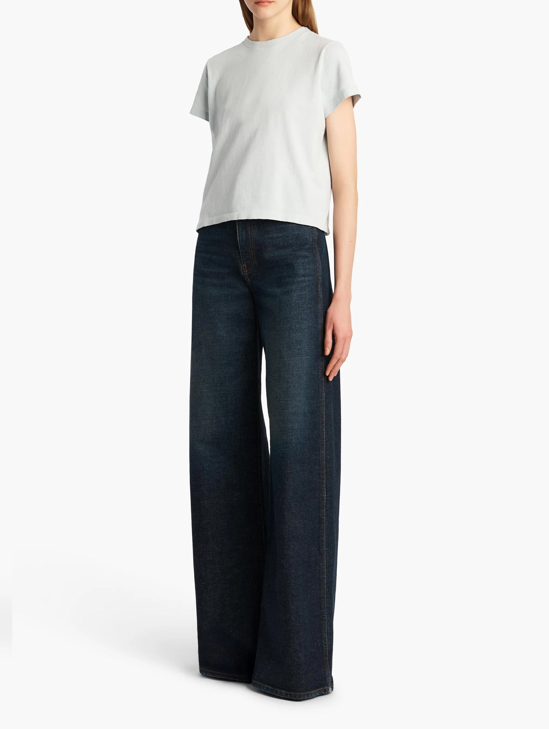 Emmylou Tee Shirt in Ice Blue