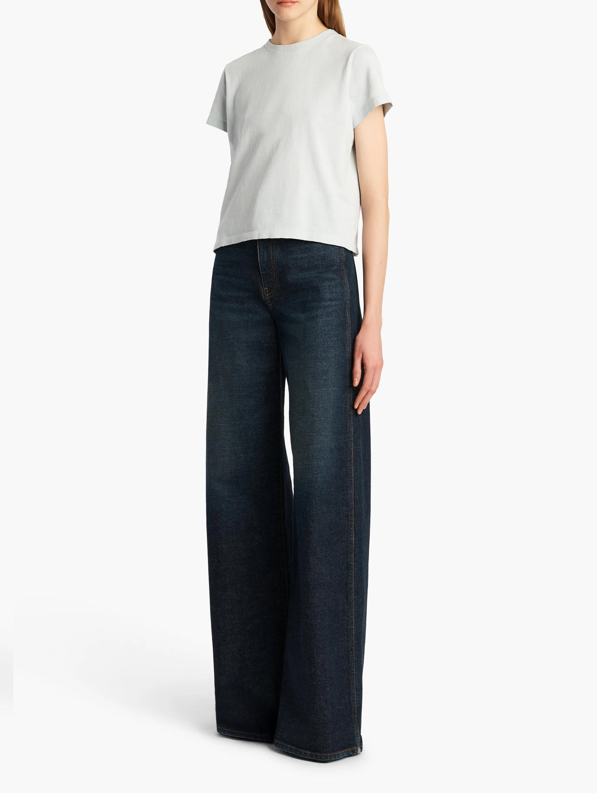 Emmylou Tee Shirt in Ice Blue