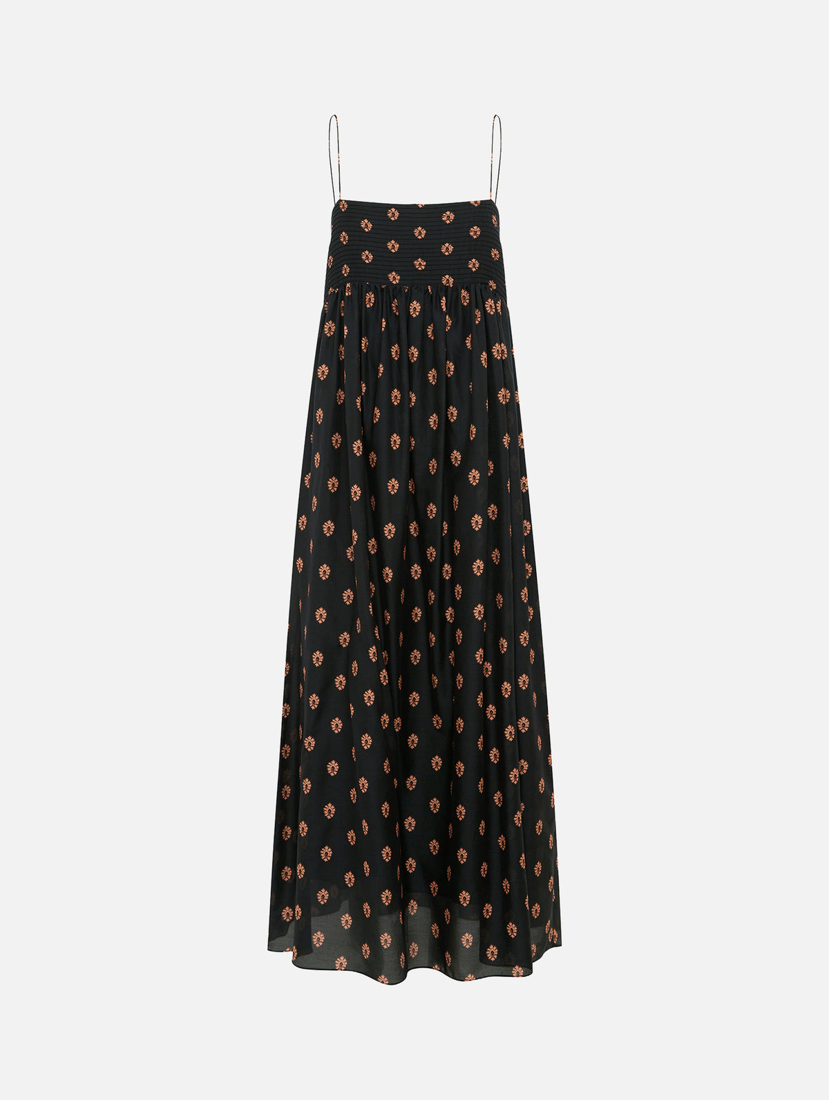 Empire Pintuck Bodice Dress in Vida