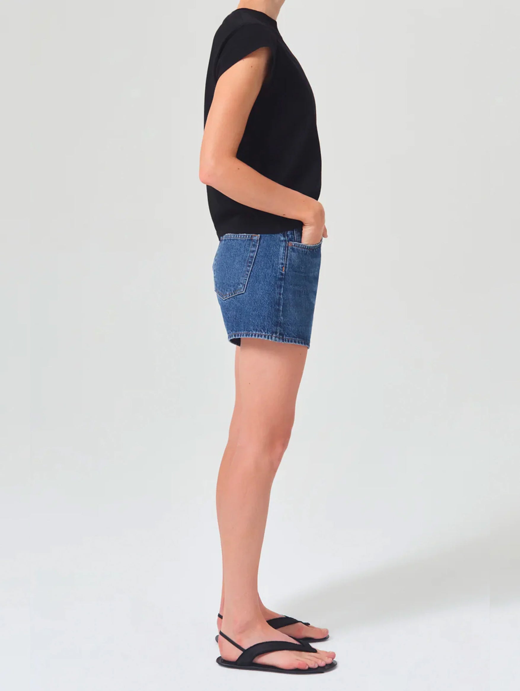 Parker Long Short in Enamour Dark Denim