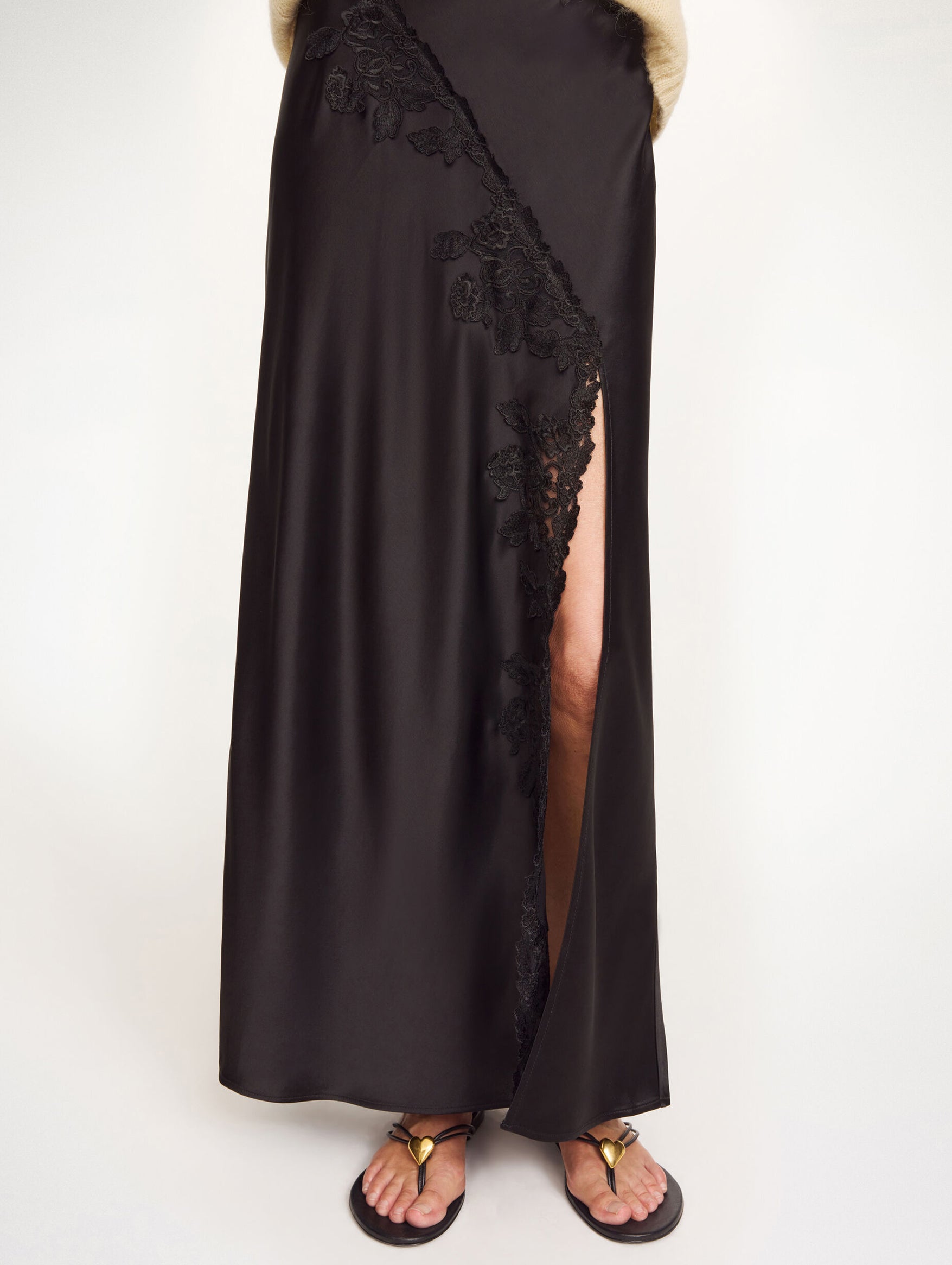 Erika Maxi Skirt in Black
