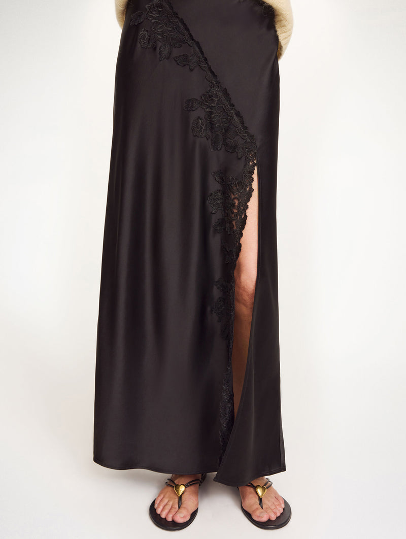 Erika Maxi Skirt in Black