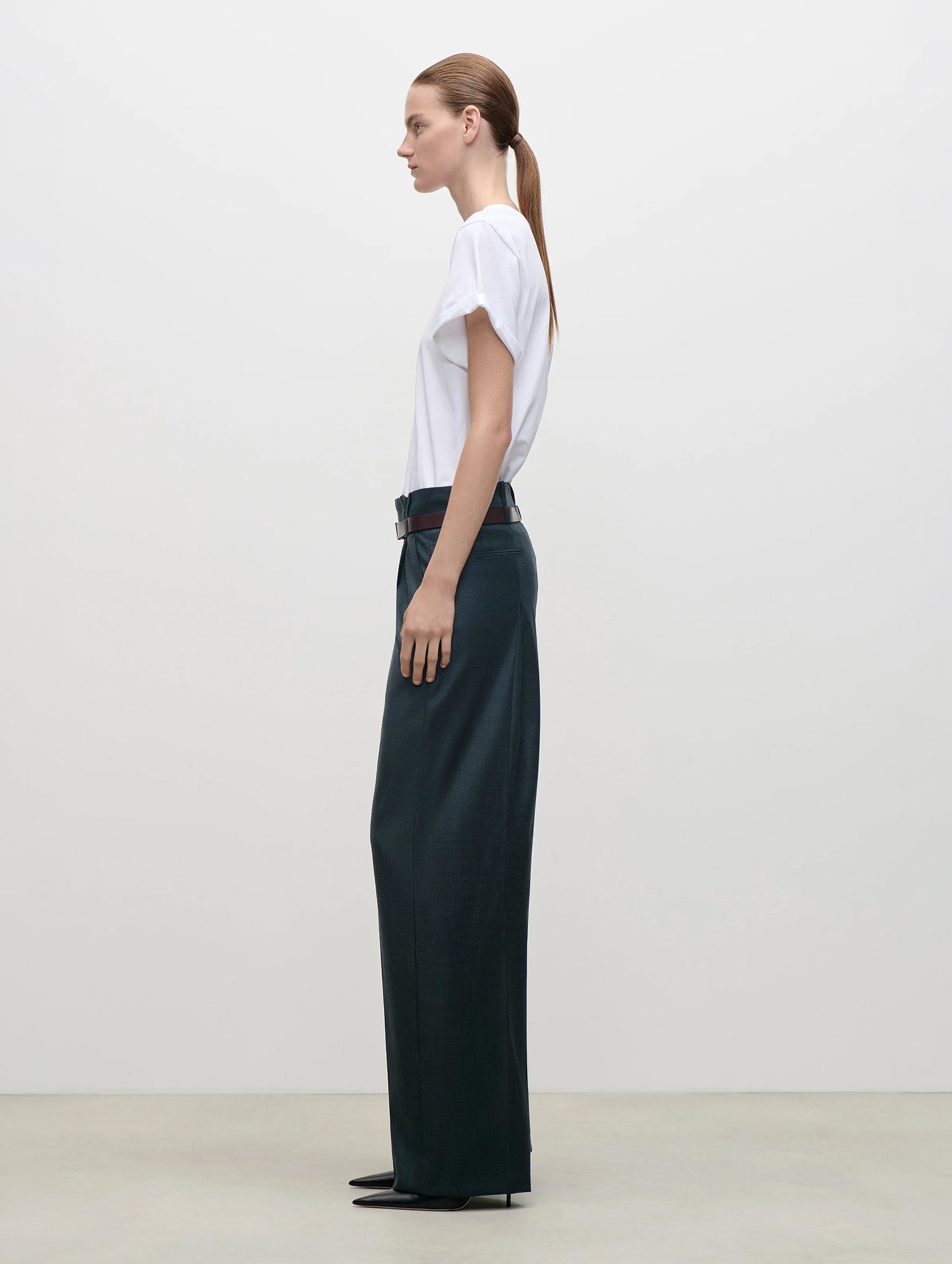 Ethel Trouser in Dark Teal