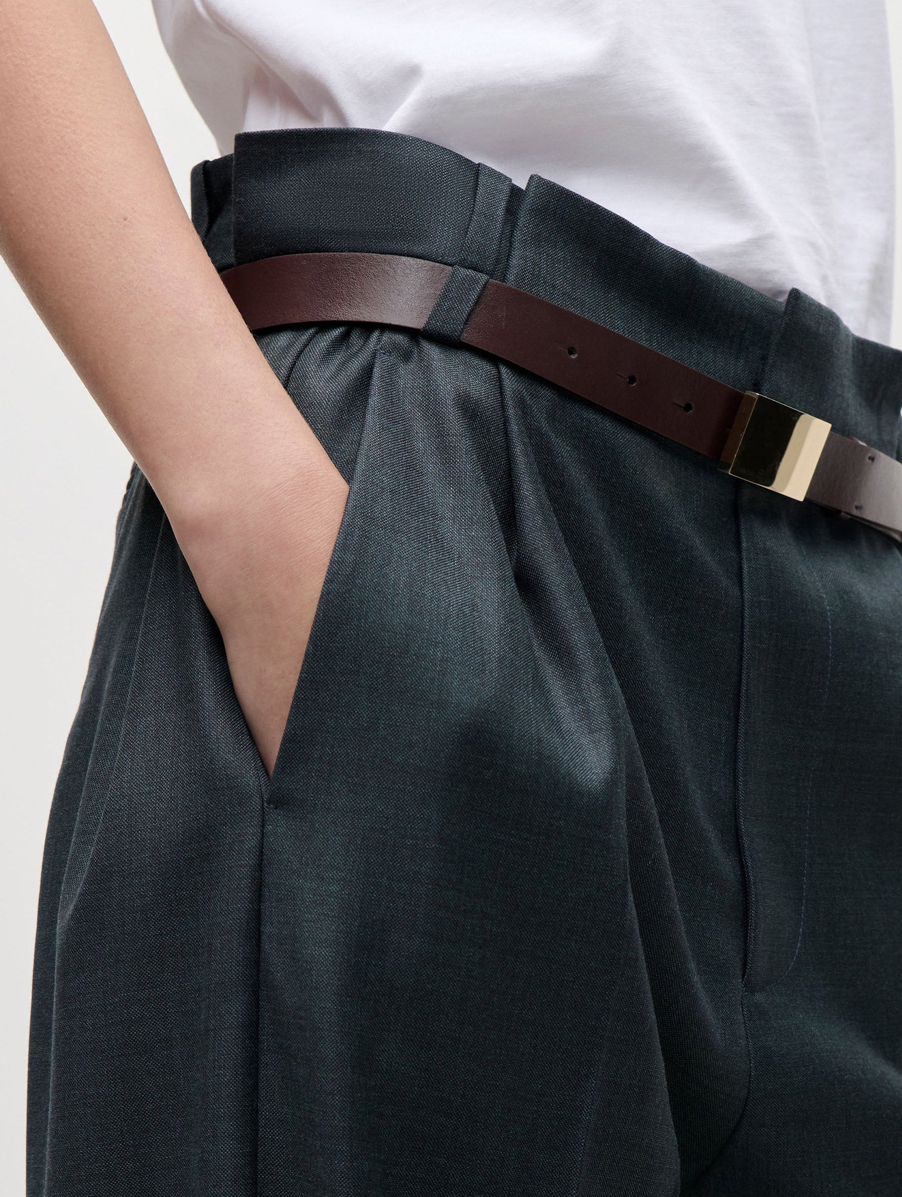 Ethel Trouser in Dark Teal