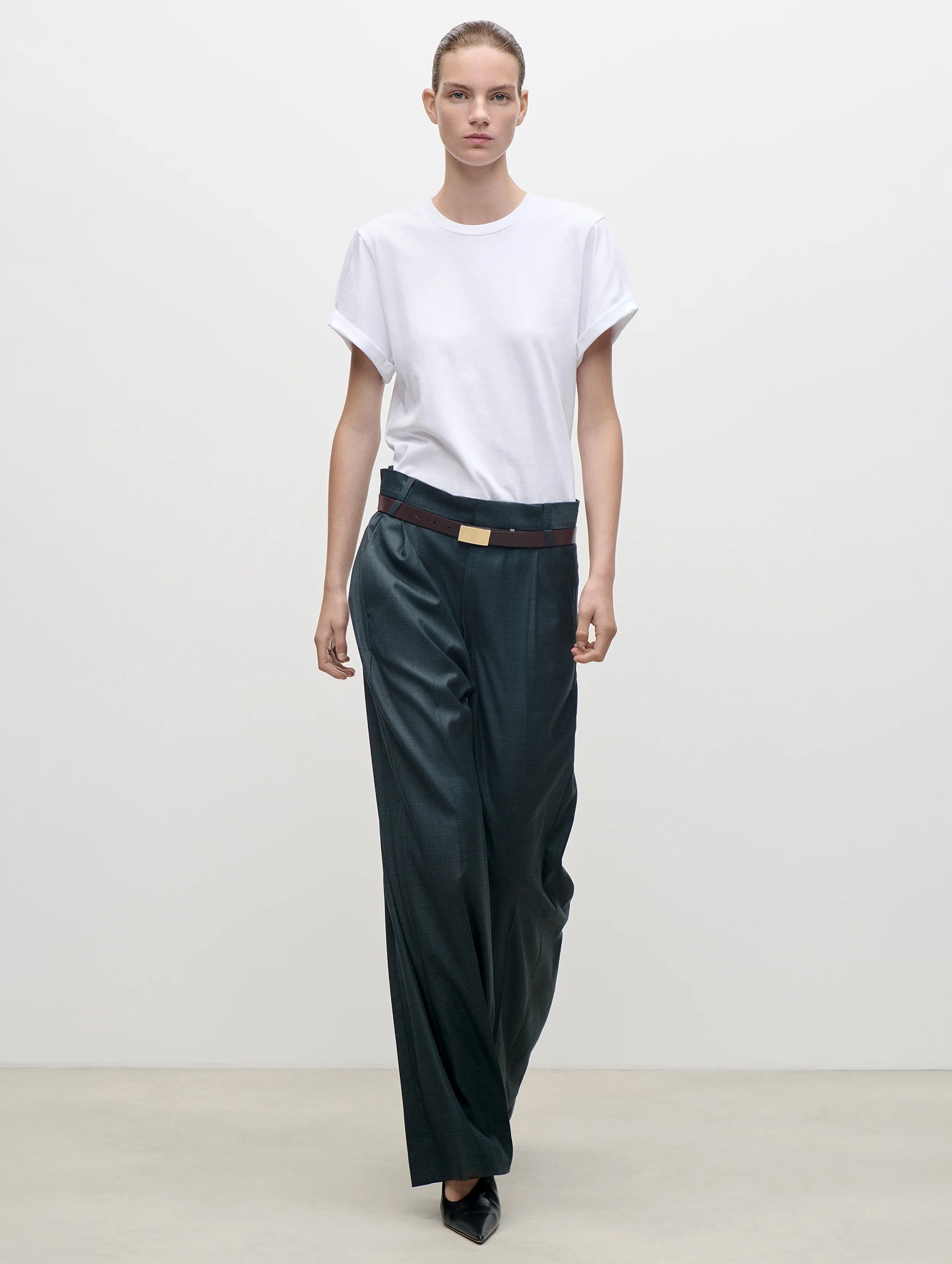 Ethel Trouser in Dark Teal