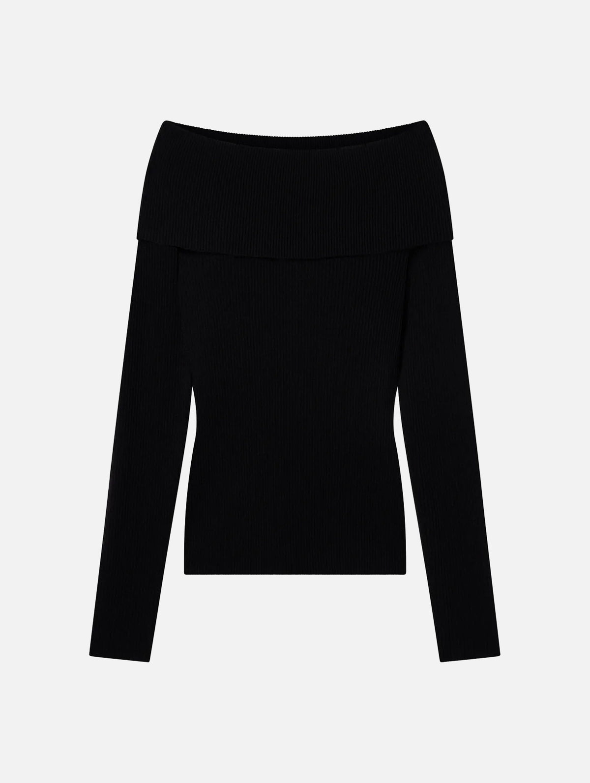 Evelyn Merino Top in Black