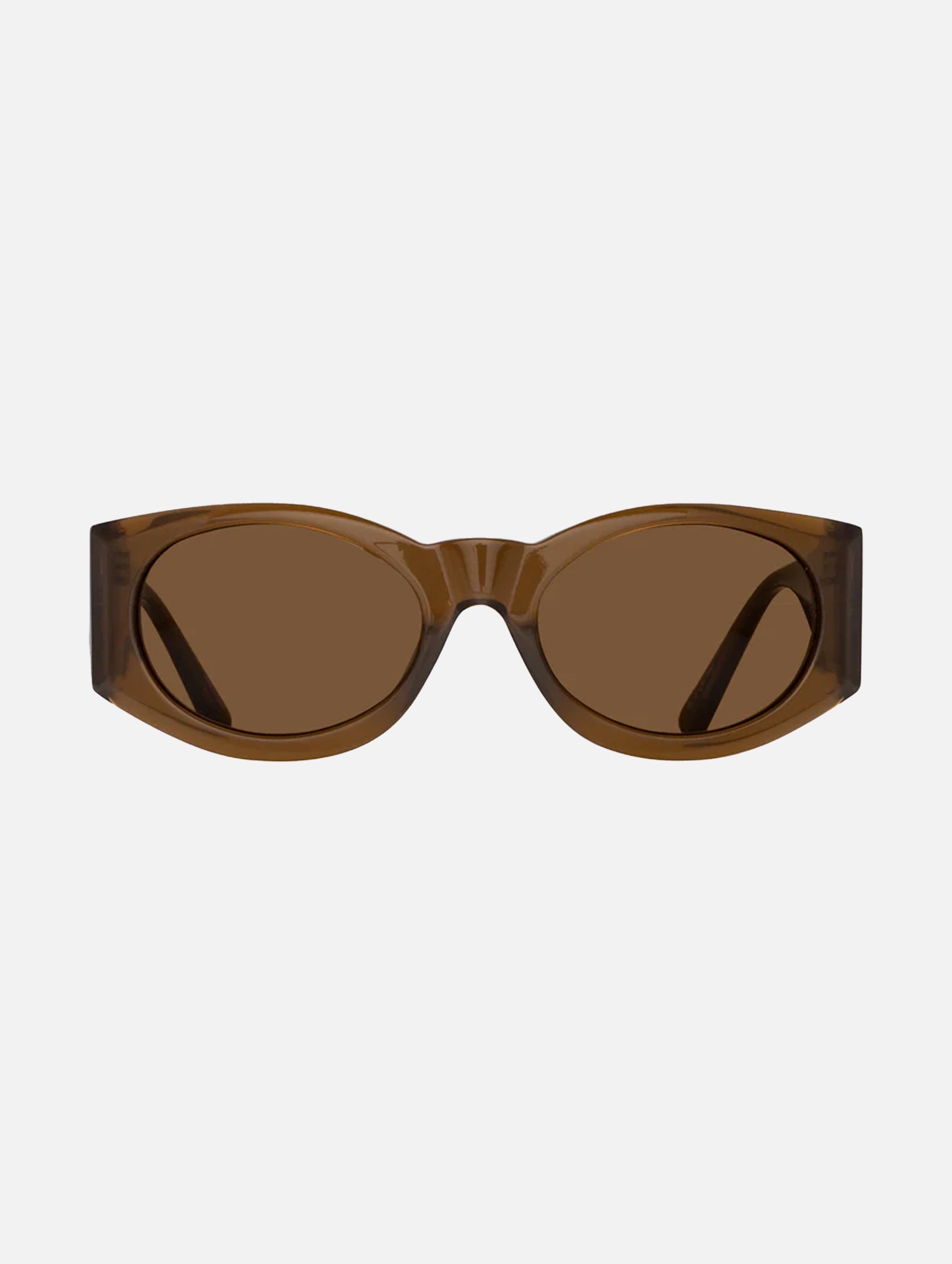 Oval Sunglasses in Brown