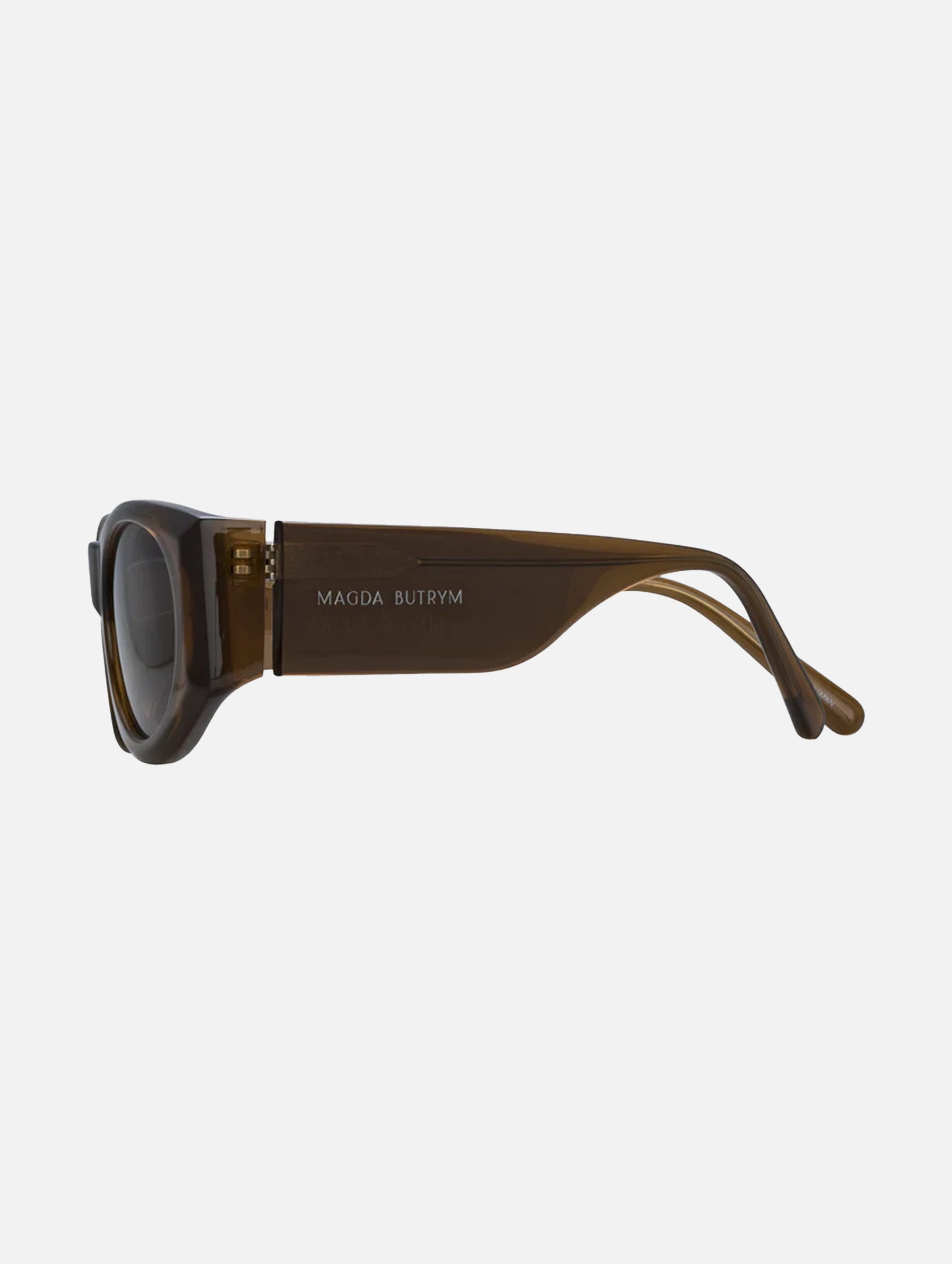 Oval Sunglasses in Brown