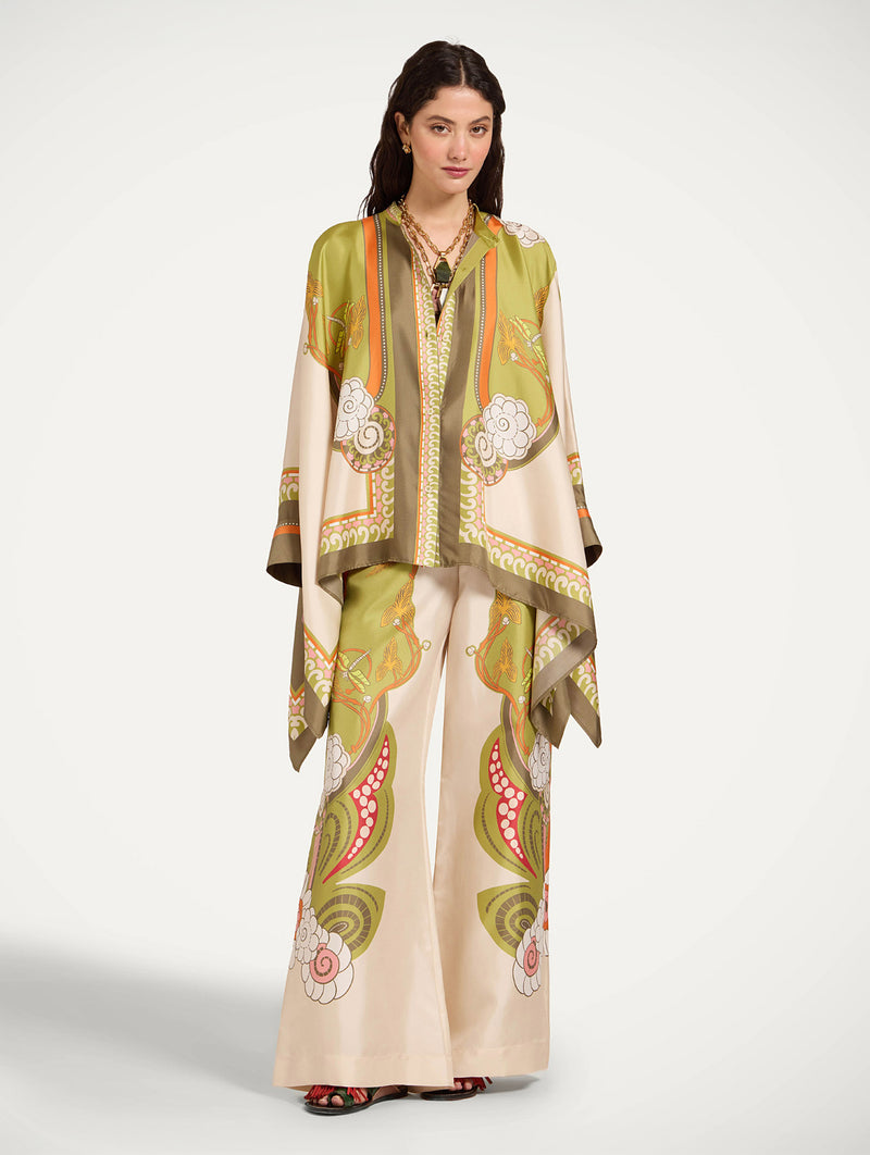 Foulard Shirt in Ambrosia Placée Ivory