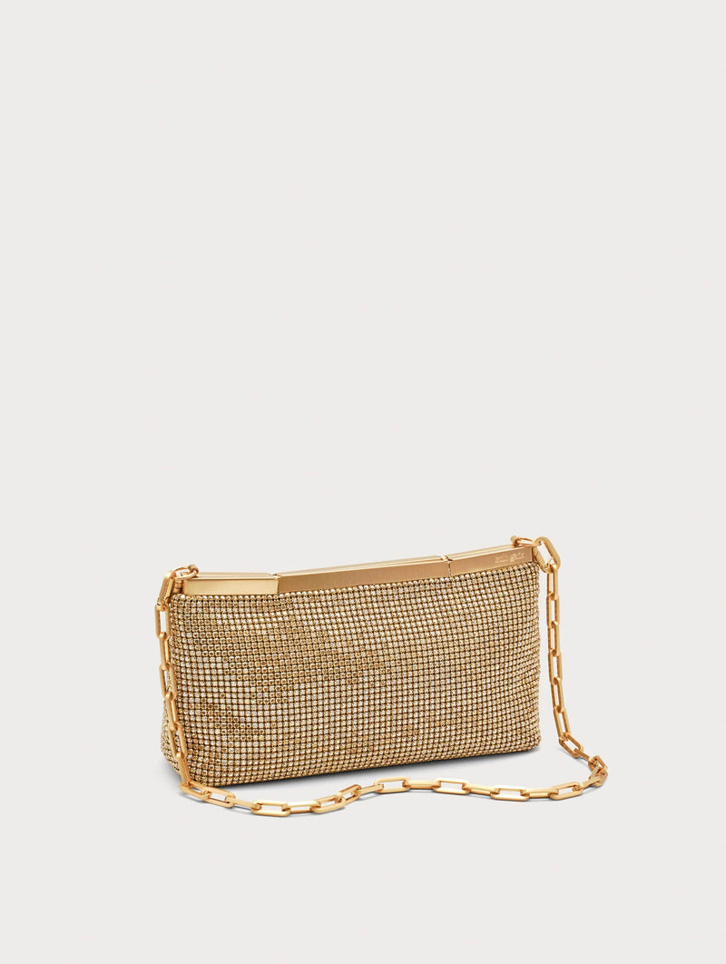 Felice Clutch in Sand Dollar