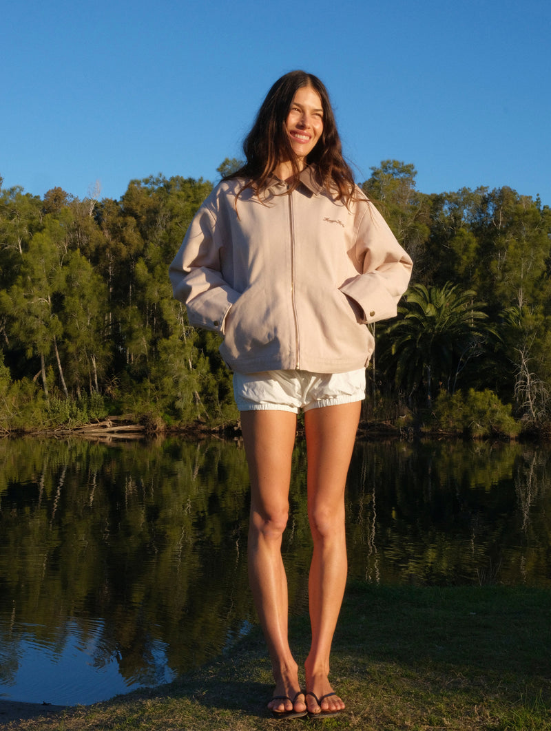 Field of Flowers Jacket in Toasted Marshmellow