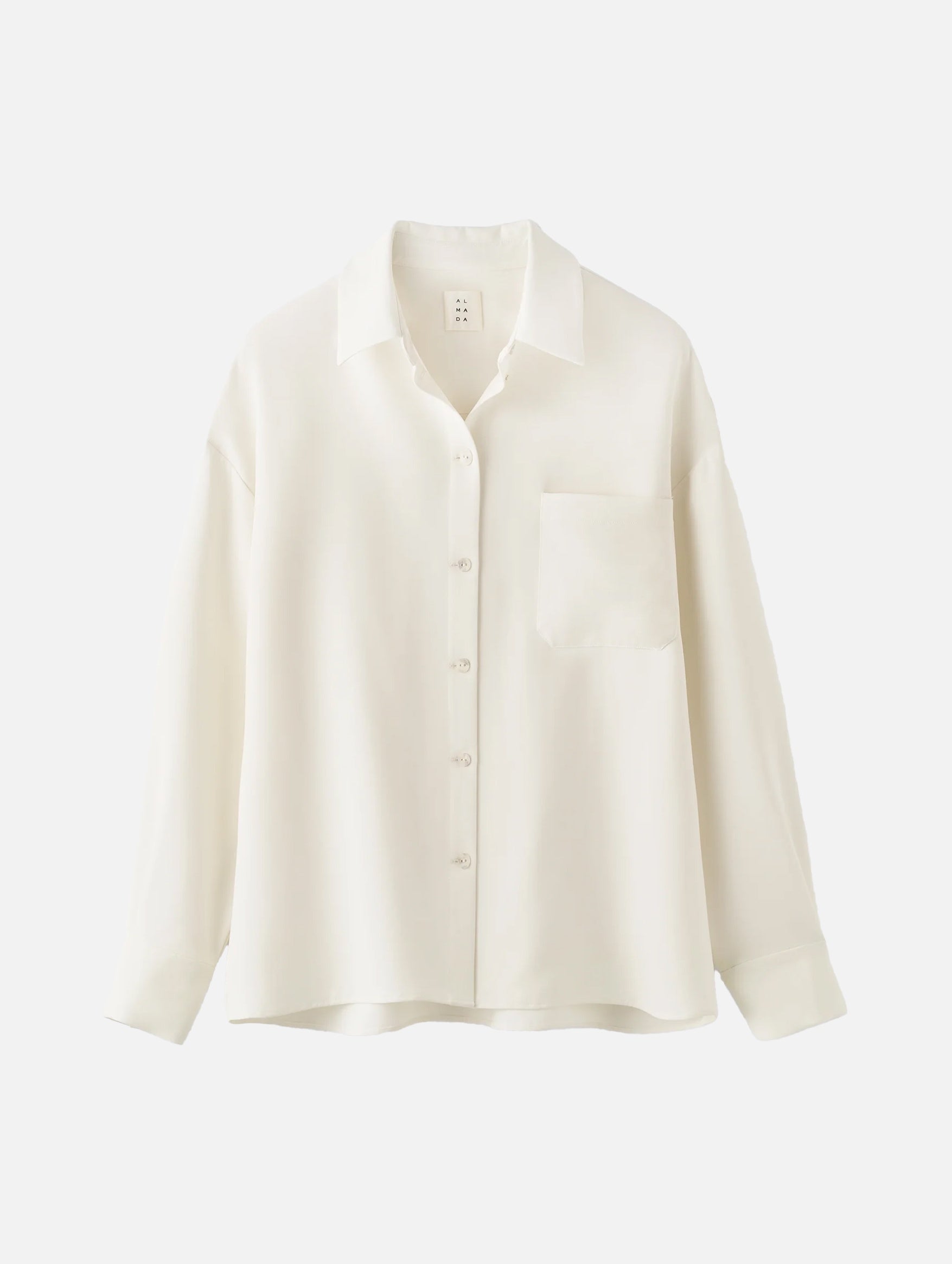 Finn Crepe Shirt in Cream