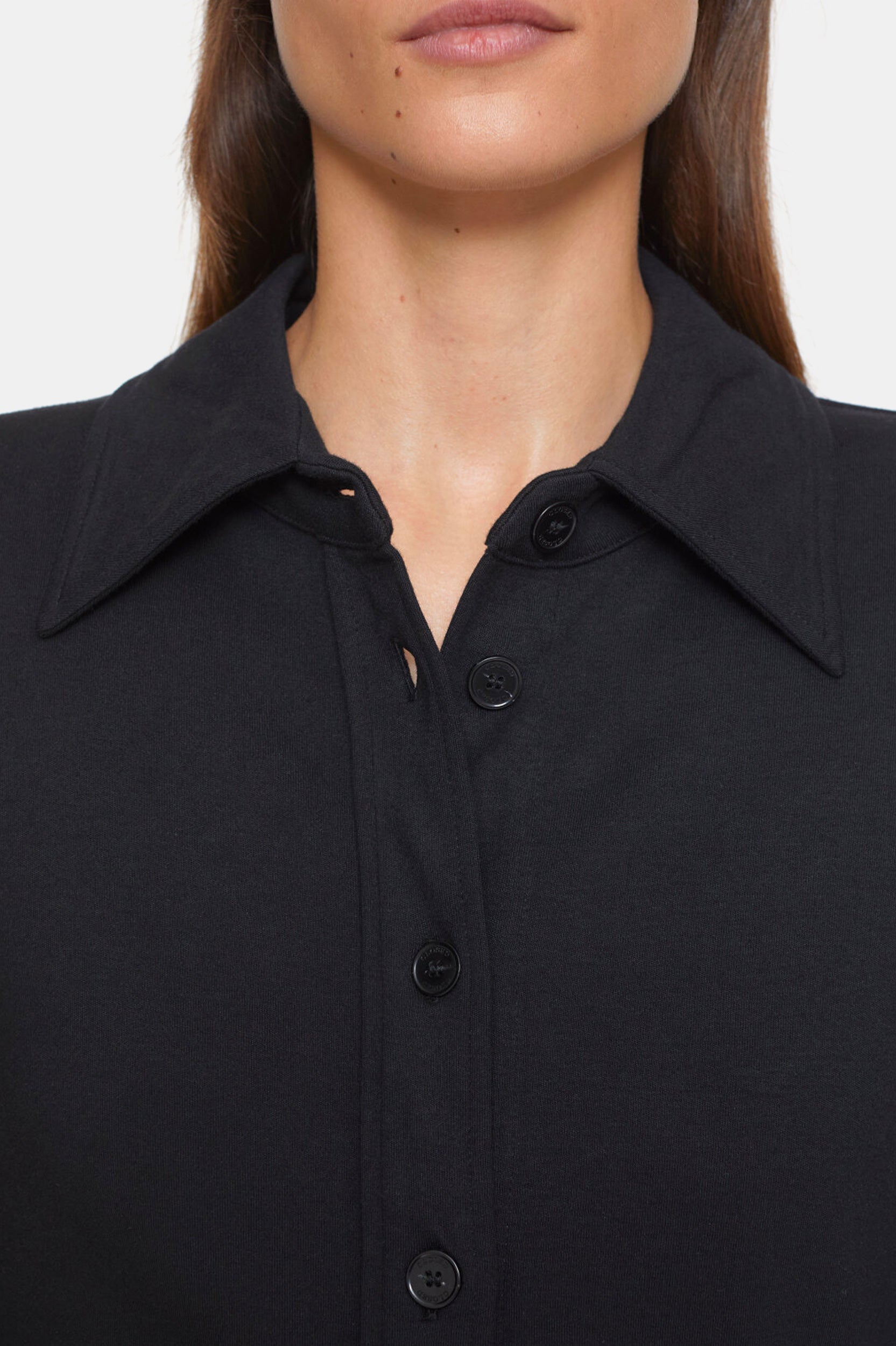 Fitted Blouse in Black
