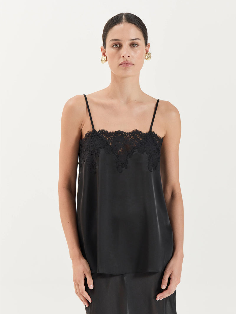 Florence Top in Noir