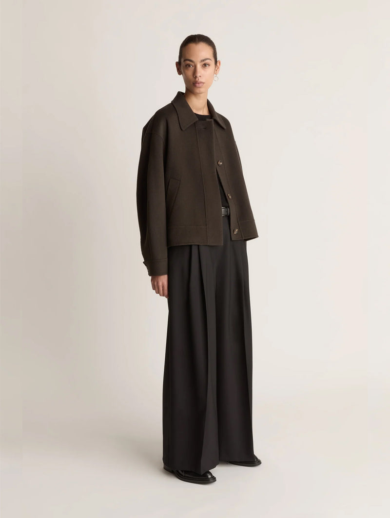 Florentine Cashmere Jacket in Cacao
