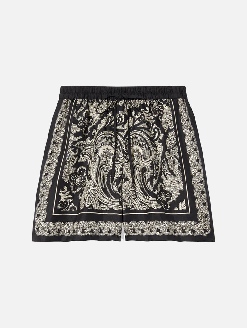 Frances Silk Short in Paisley