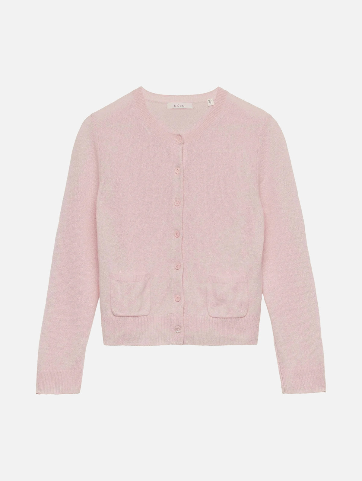 Freya Cashmere Cardigan in Rosewater