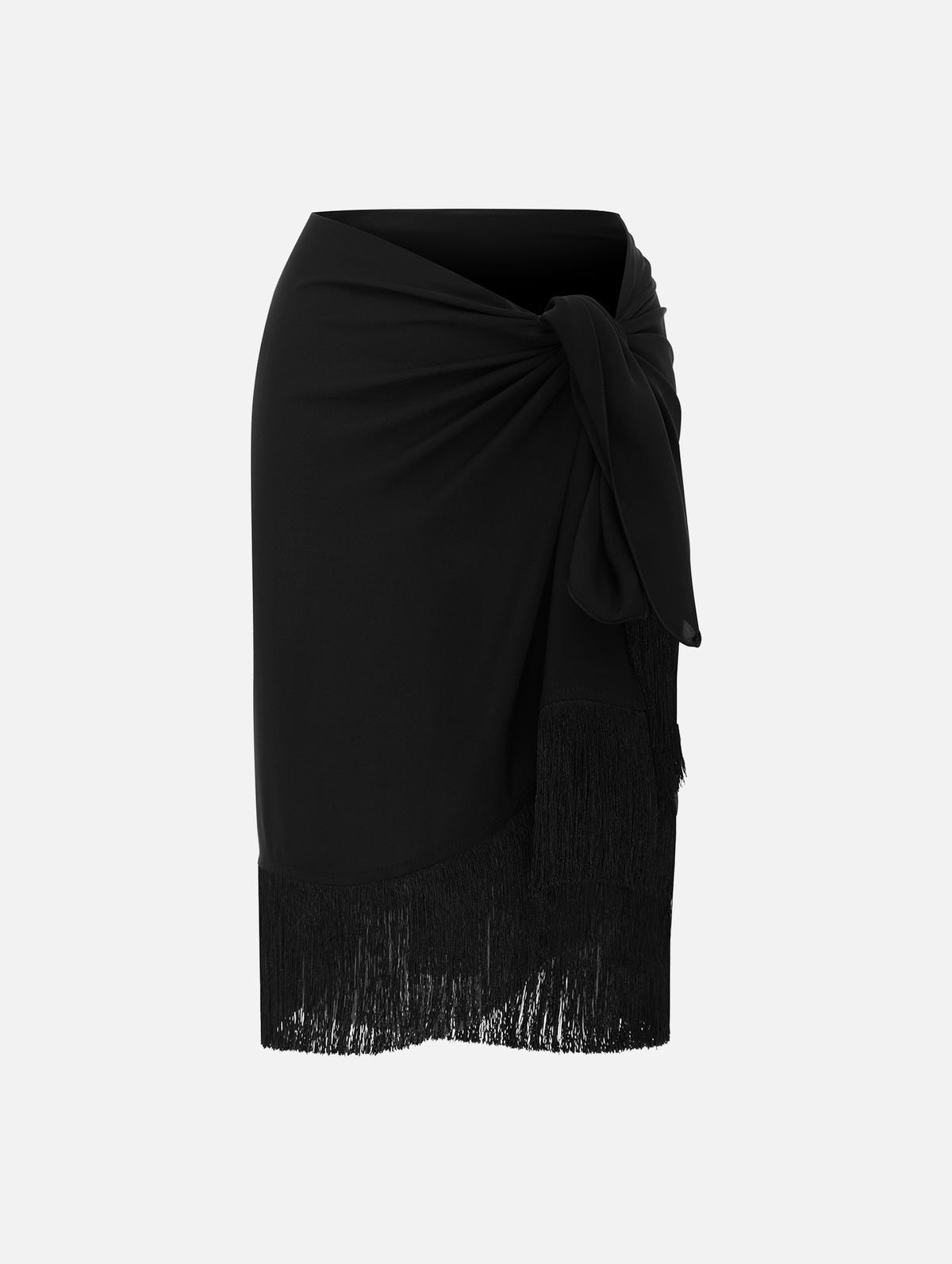 Fringe Sarong in Black