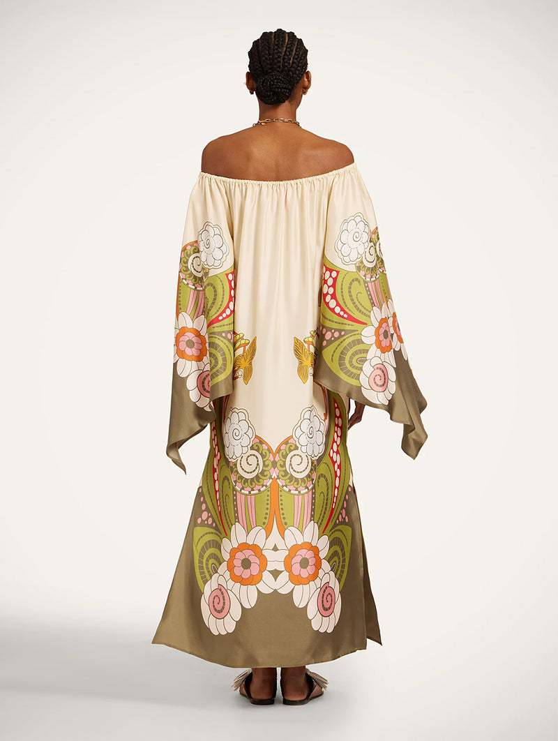 Goddess Dress in Ambrosia Placée Ivory