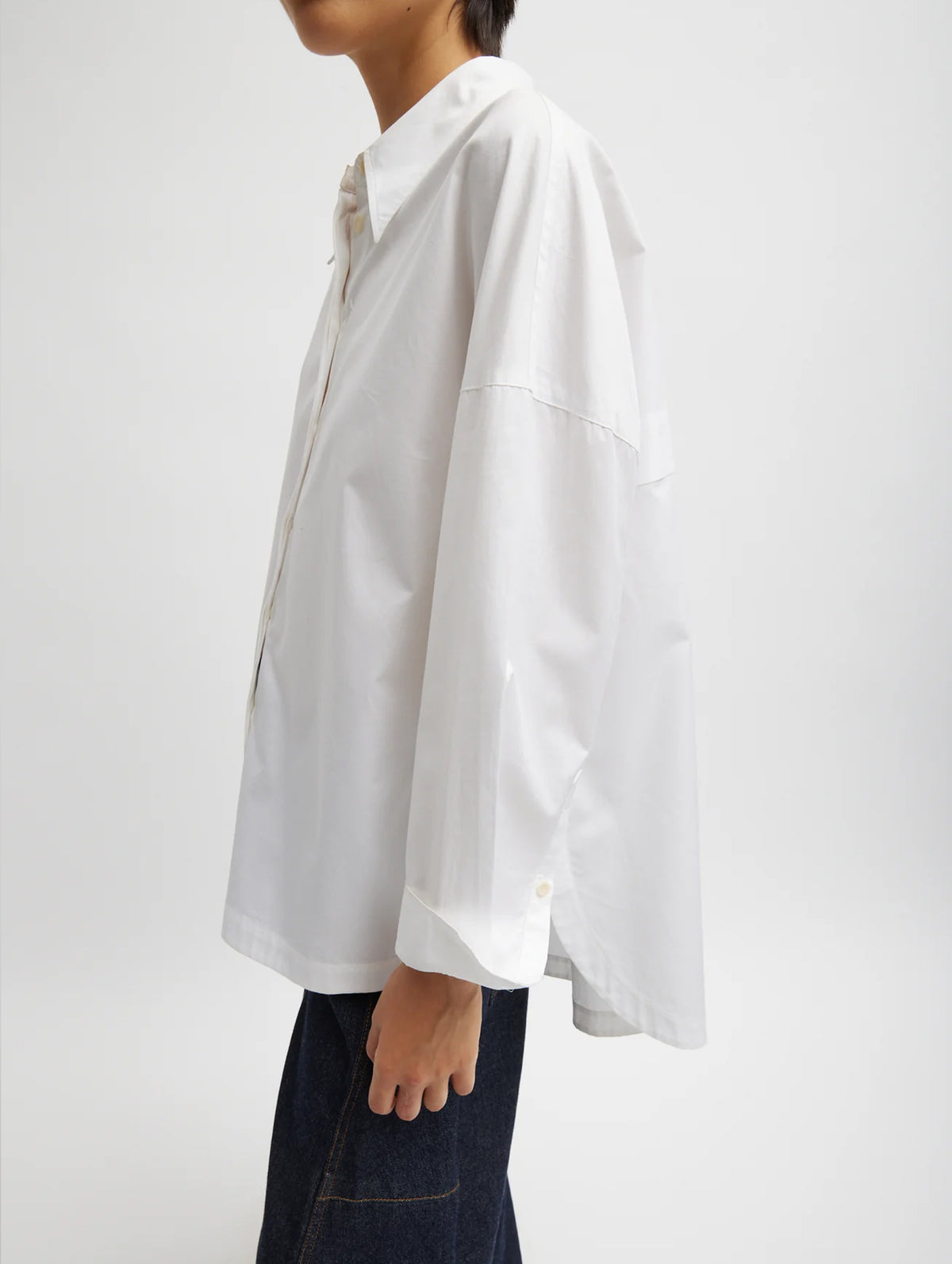 Gabe Oversized Shirt in White