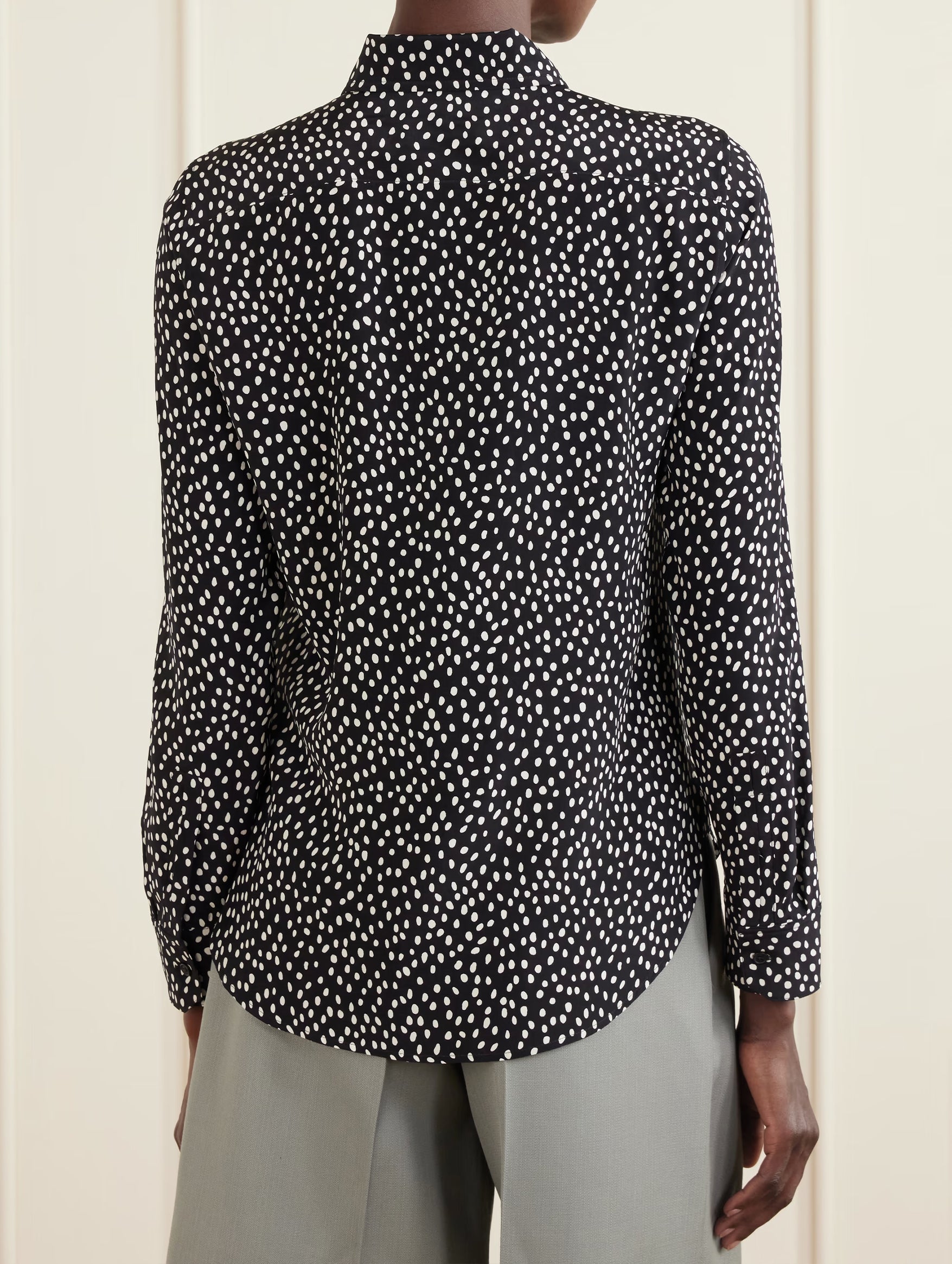 Gaia Slim Shirt in Wild Dot