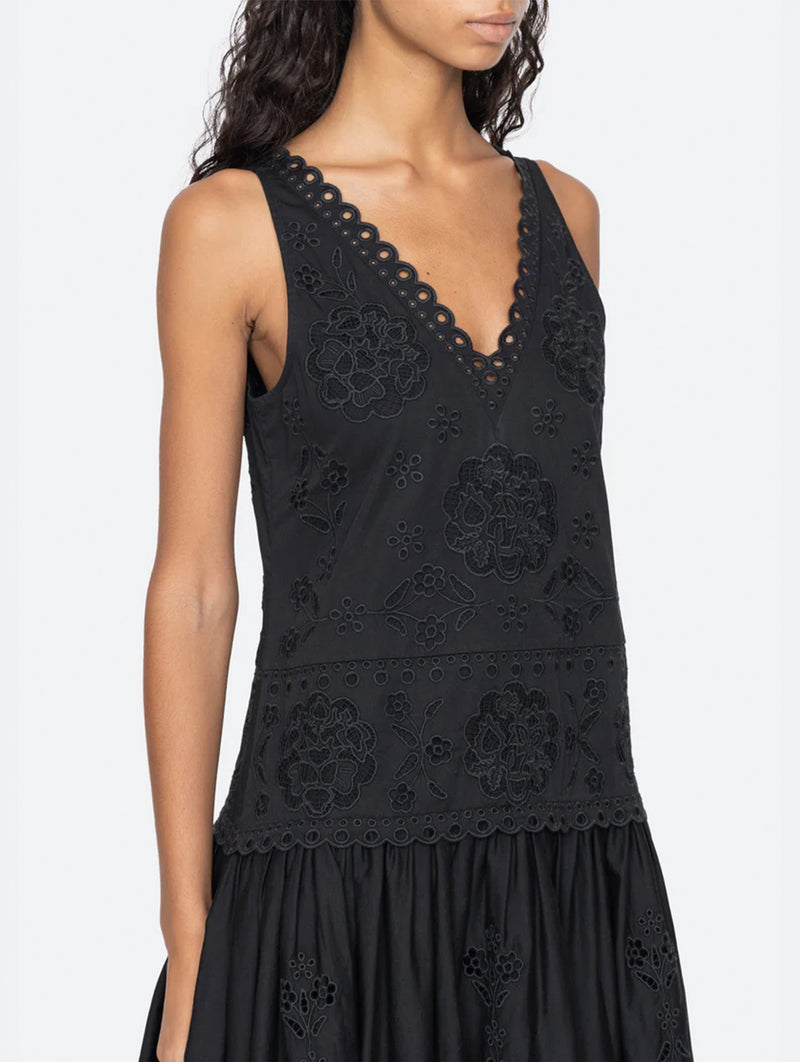 Gardener Maxi Dress in Black
