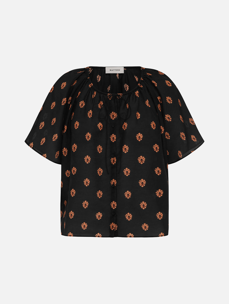Gathered Blouse in Vida