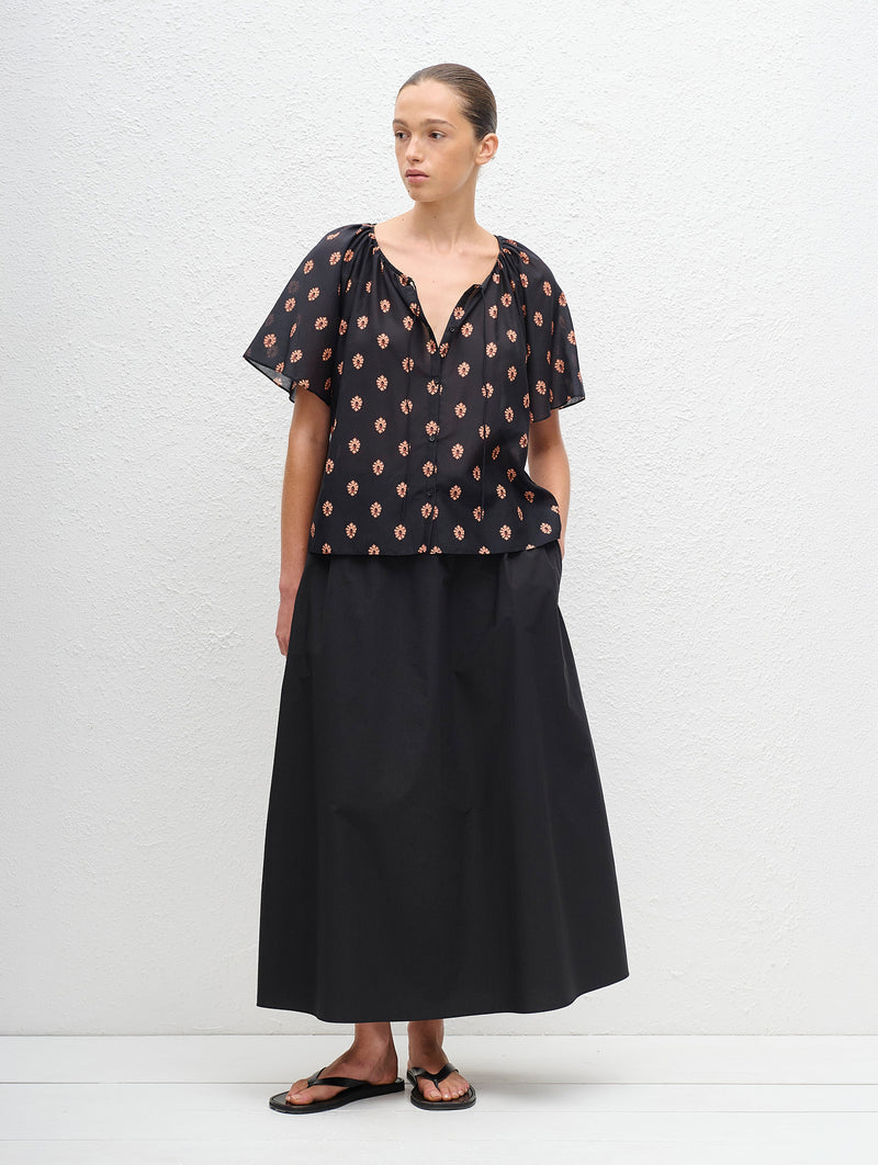 Gathered Blouse in Vida