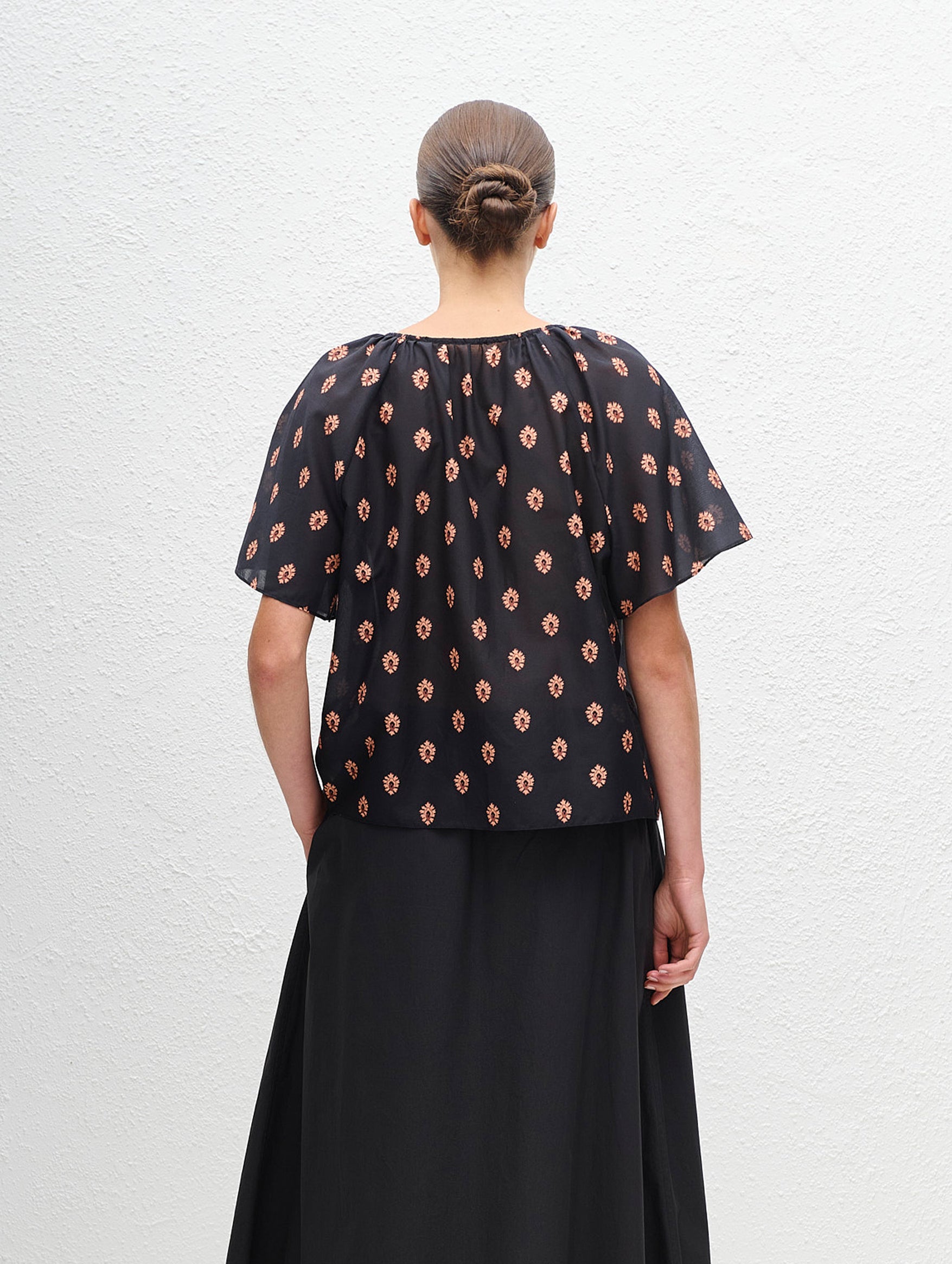 Gathered Blouse in Vida