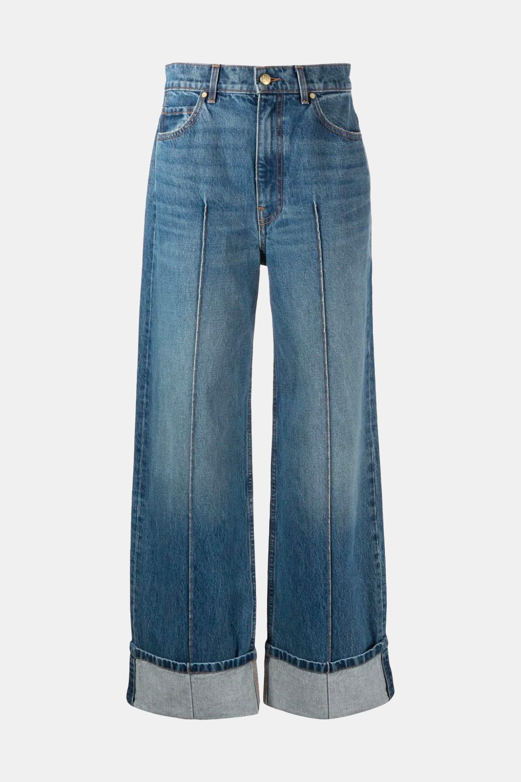 The Genevieve Jean - Danube Dark Indigo Wash - Ulla Johnson