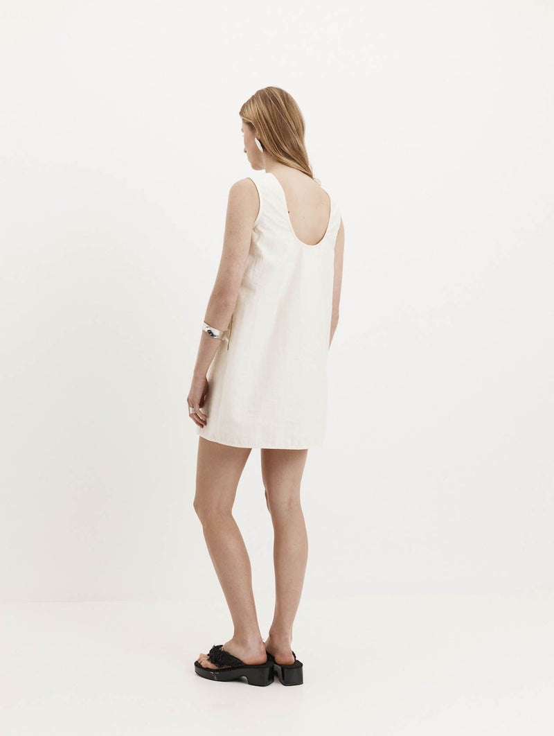 Gigi Mini Dress in Cream