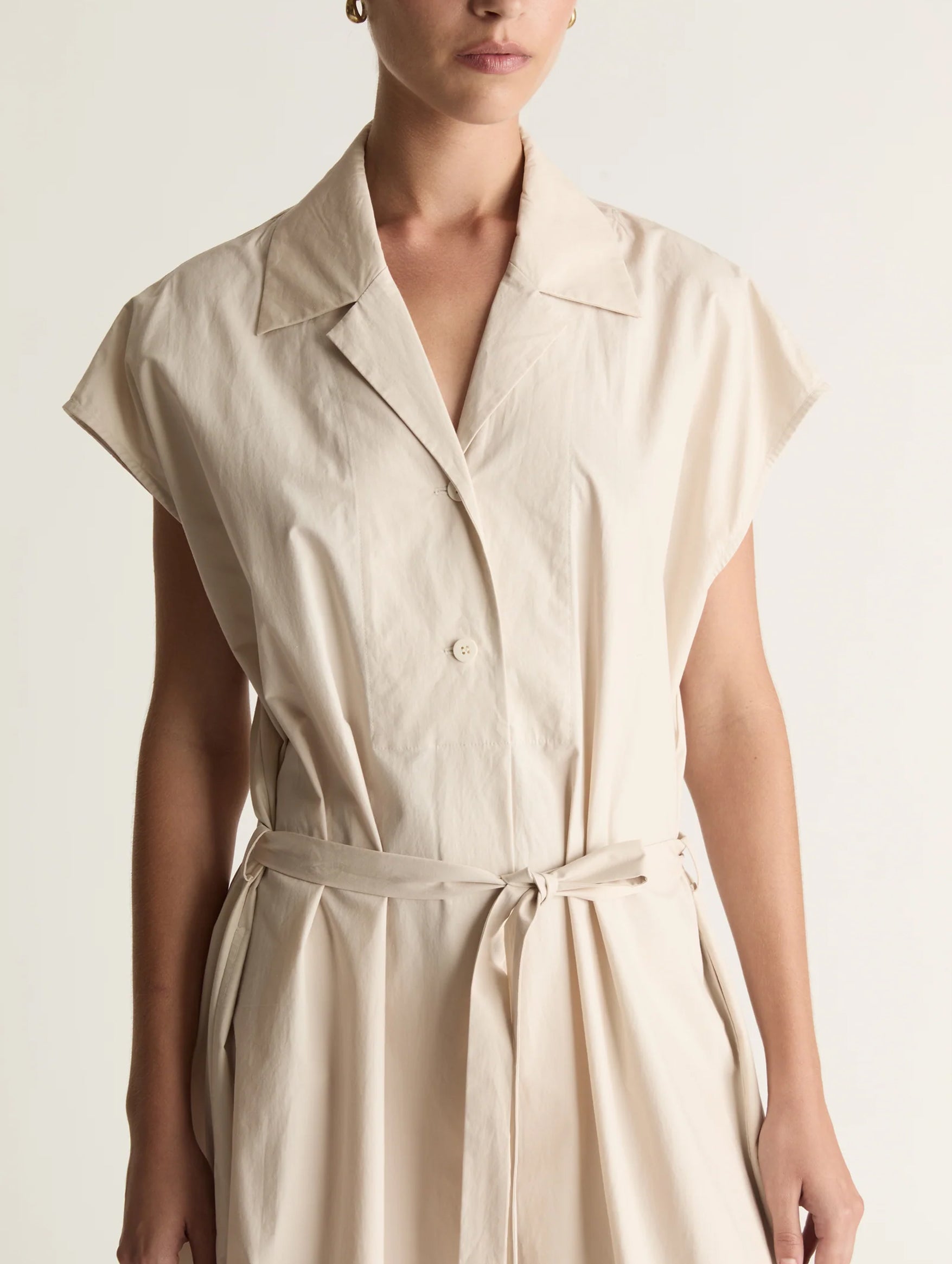 Gilbert Wrap Dress in Wheat