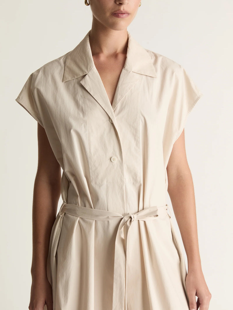 Gilbert Wrap Dress in Wheat