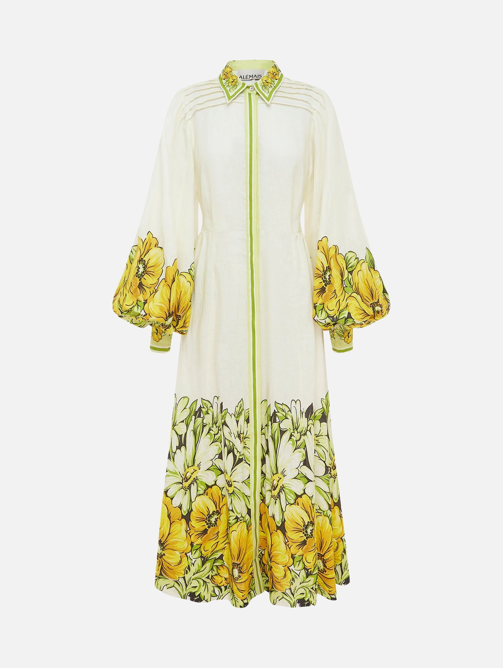 Gisela Shirtdress in Yellow