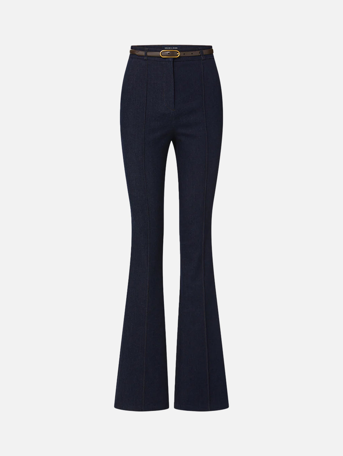 Gracie Belted Denim Pant in Midnight