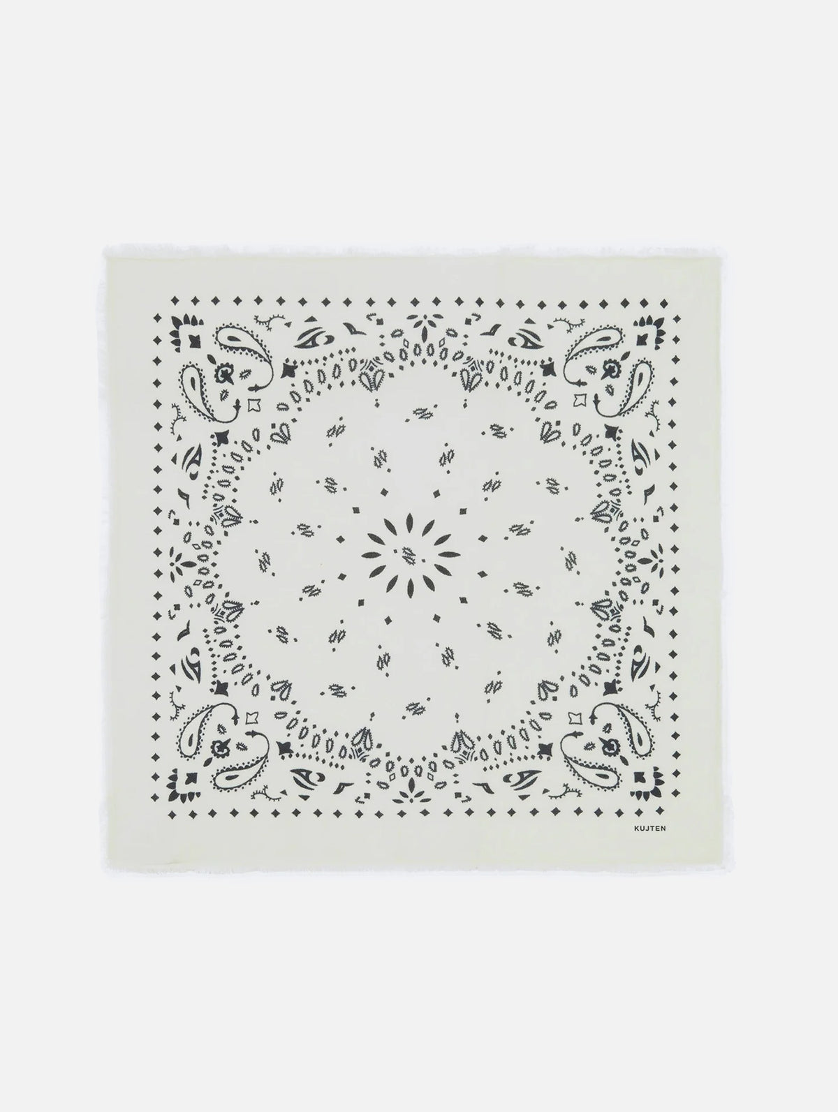 Hachiko Large Bandana in Blanc