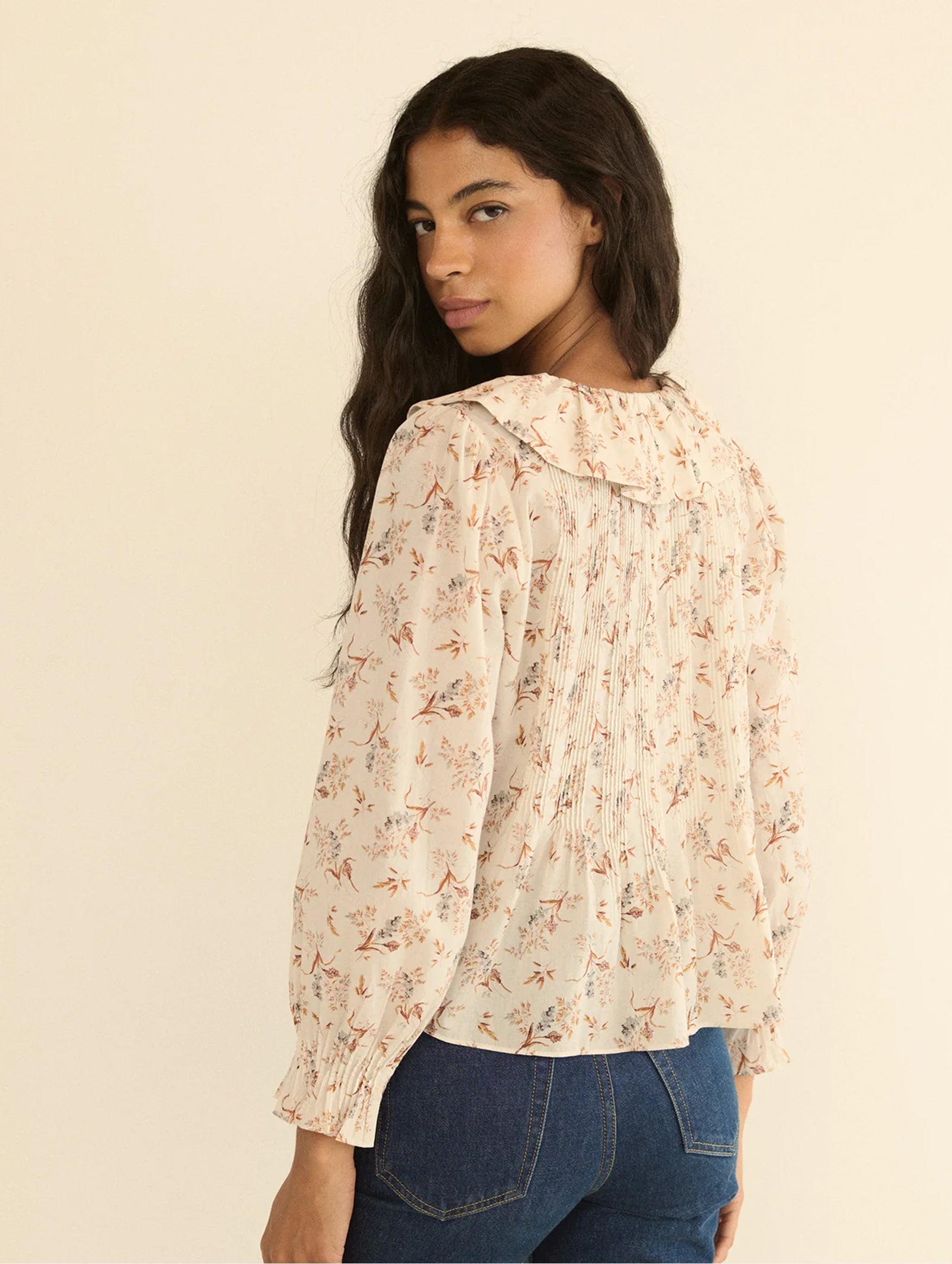 Hardy Top in Crème Windswept Meadow