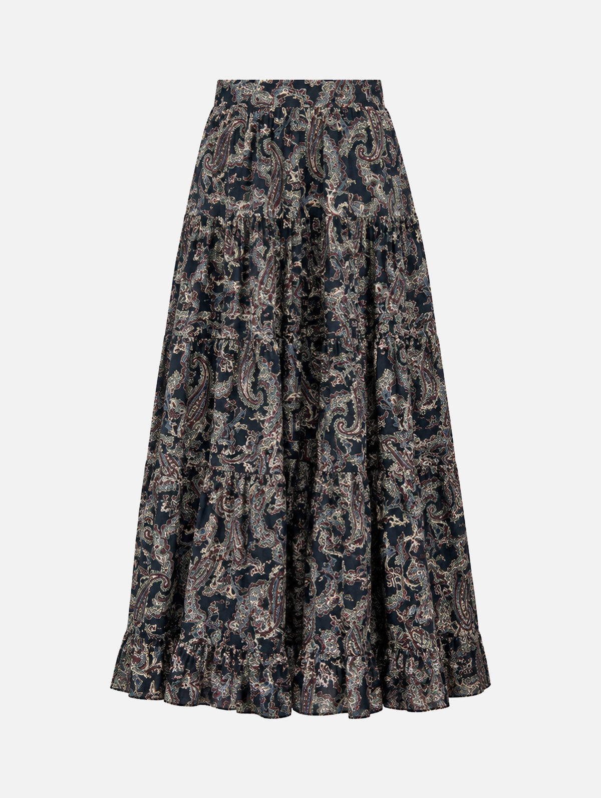 Heatheralyn Skirt in Navy Multi