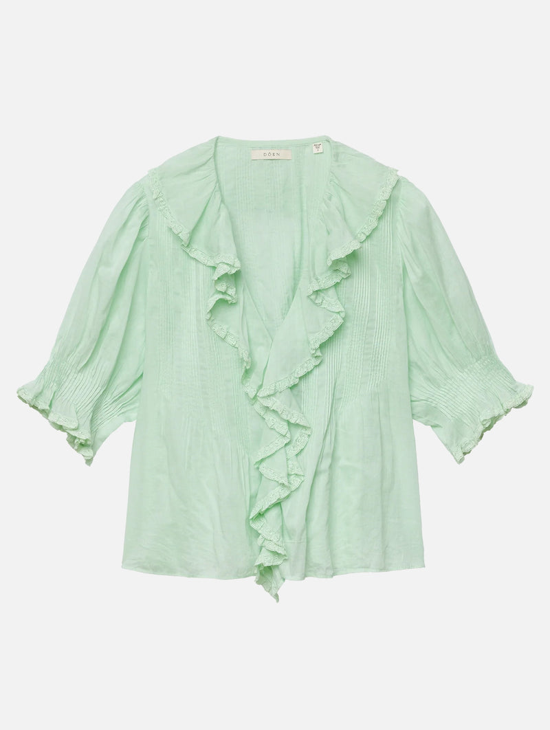 Henri Top in Seafoam