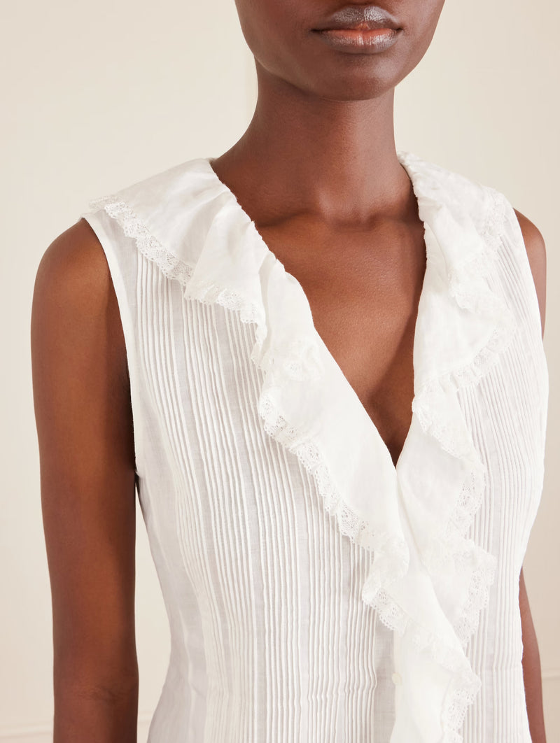 Henrietta Dress in Salt