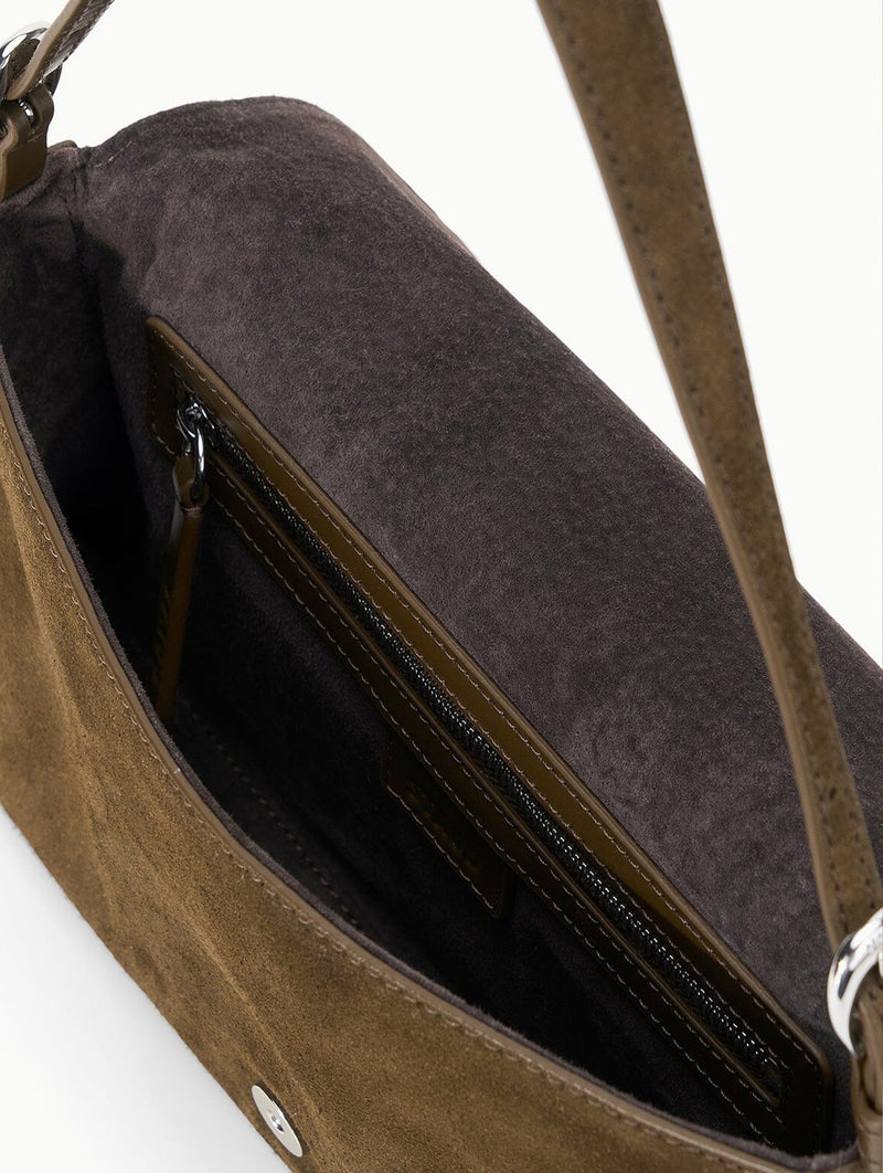 Harlow Bag in Truffle Suede