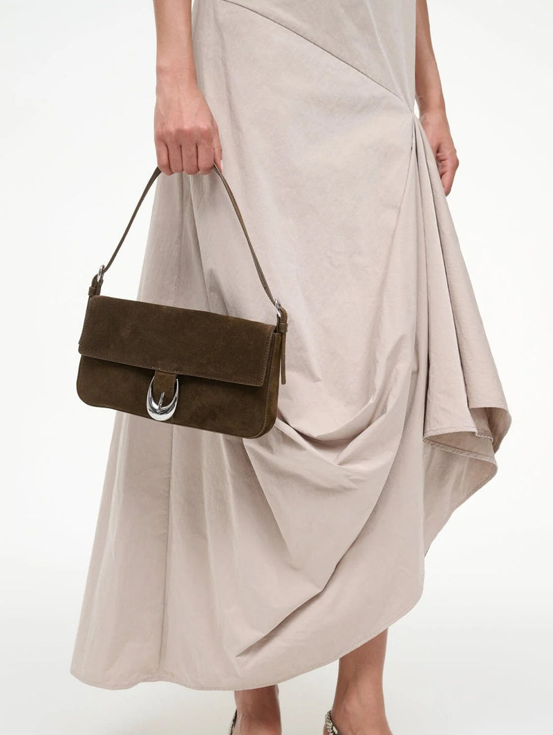 Harlow Bag in Truffle Suede