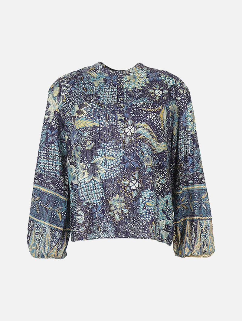 Harlowe Blouse in Portofino