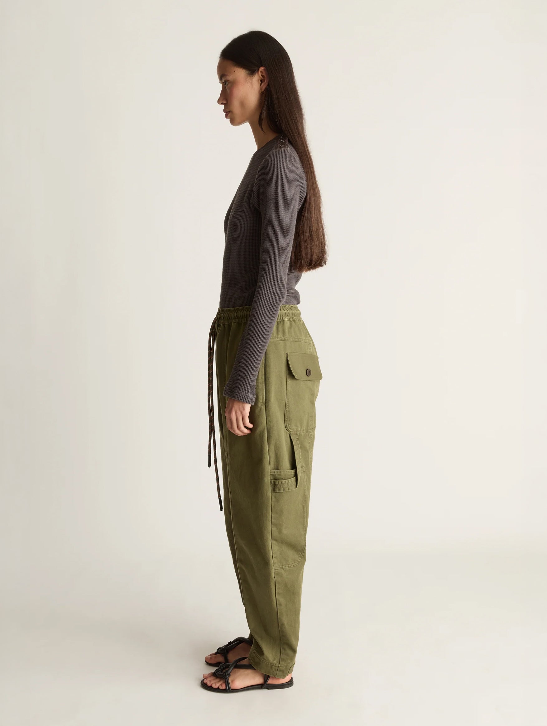 Harper Drill Pant in Fatigue