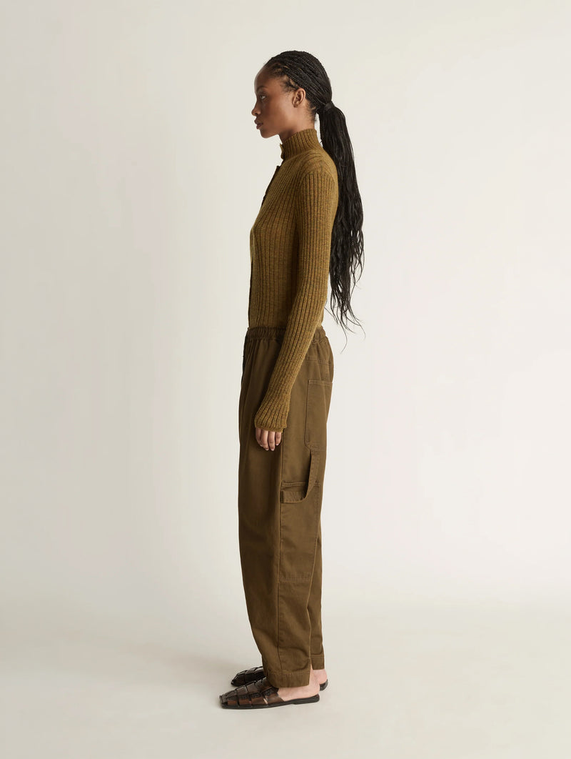 Harper Drill Pant in Khaki