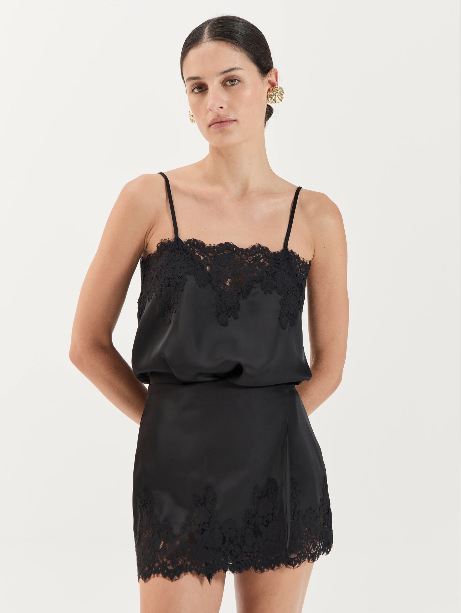 Harper Skirt in Noir