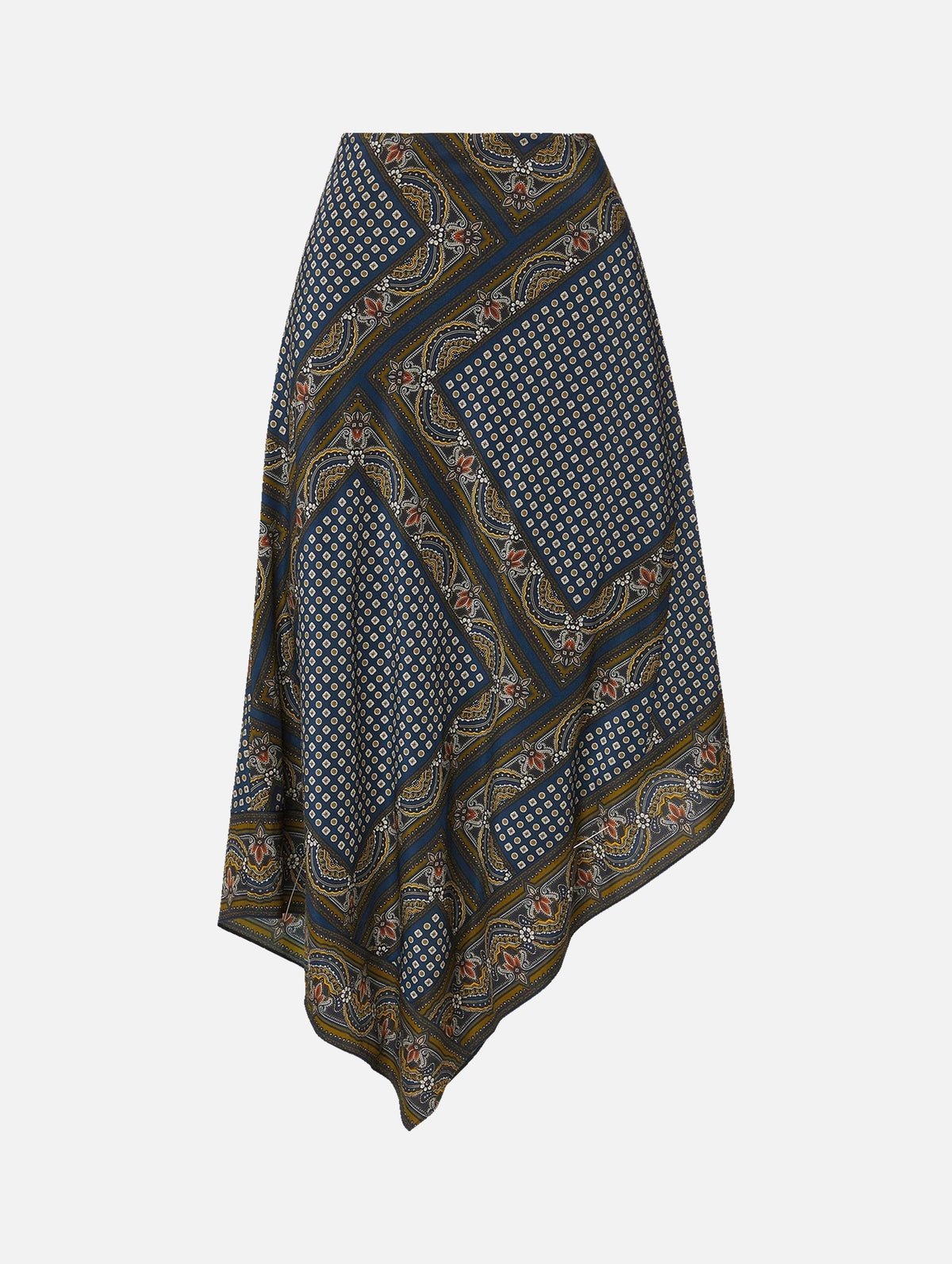 Hartley Skirt in Heritage Navy Multi