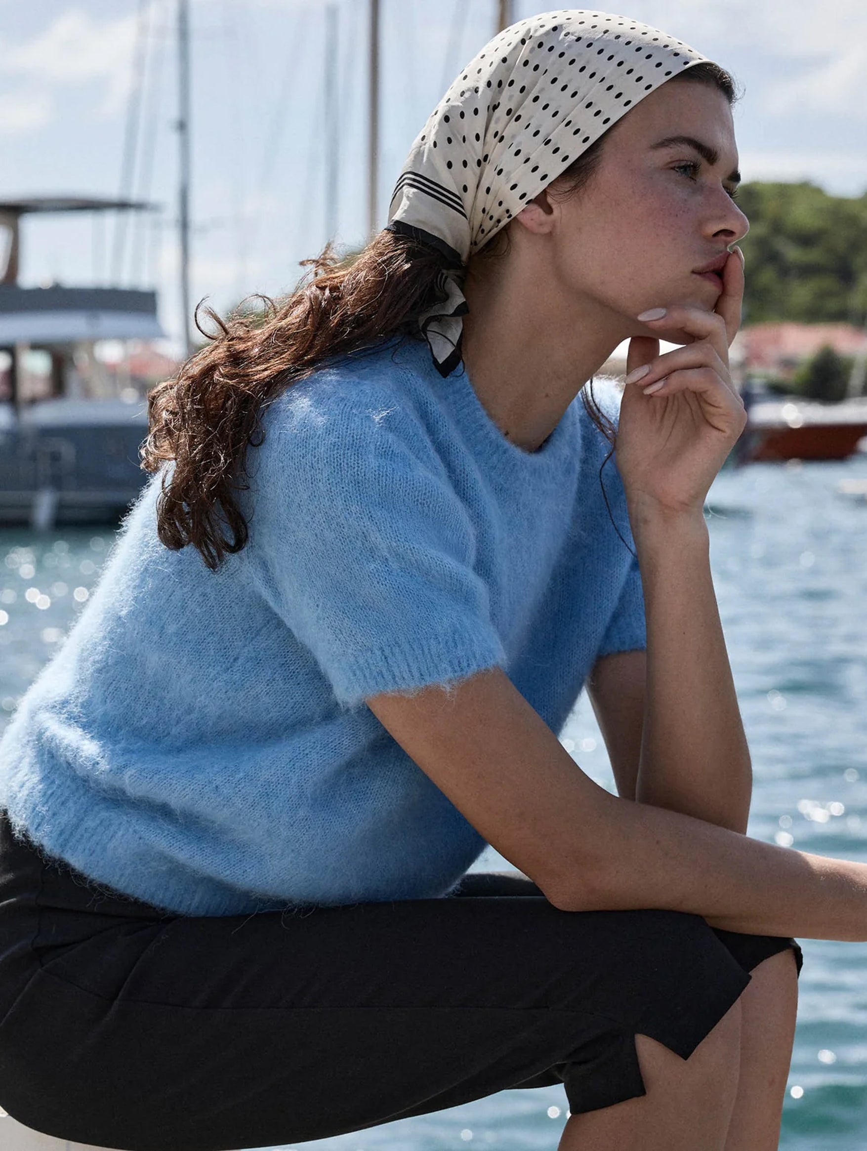 Hearst Sweater in Seashore Blue